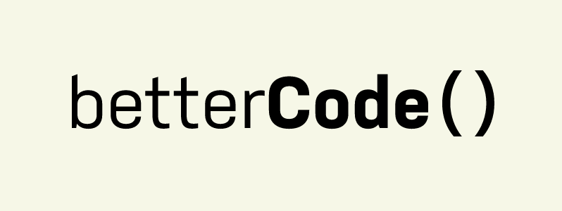 Logo of betterCode()